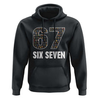 Funny 67 Six Seven Italian Brainrot Gen Alpha Meme Hoodie - Wonder Print Shop