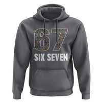 Funny 67 Six Seven Italian Brainrot Gen Alpha Meme Hoodie - Wonder Print Shop