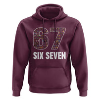 Funny 67 Six Seven Italian Brainrot Gen Alpha Meme Hoodie - Wonder Print Shop