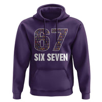 Funny 67 Six Seven Italian Brainrot Gen Alpha Meme Hoodie - Wonder Print Shop