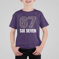 Funny 67 Six Seven Italian Brainrot Gen Alpha Meme T Shirt For Kid - Wonder Print Shop
