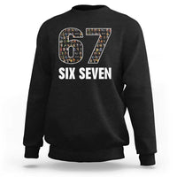 Funny 67 Six Seven Italian Brainrot Gen Alpha Meme Sweatshirt - Wonder Print Shop