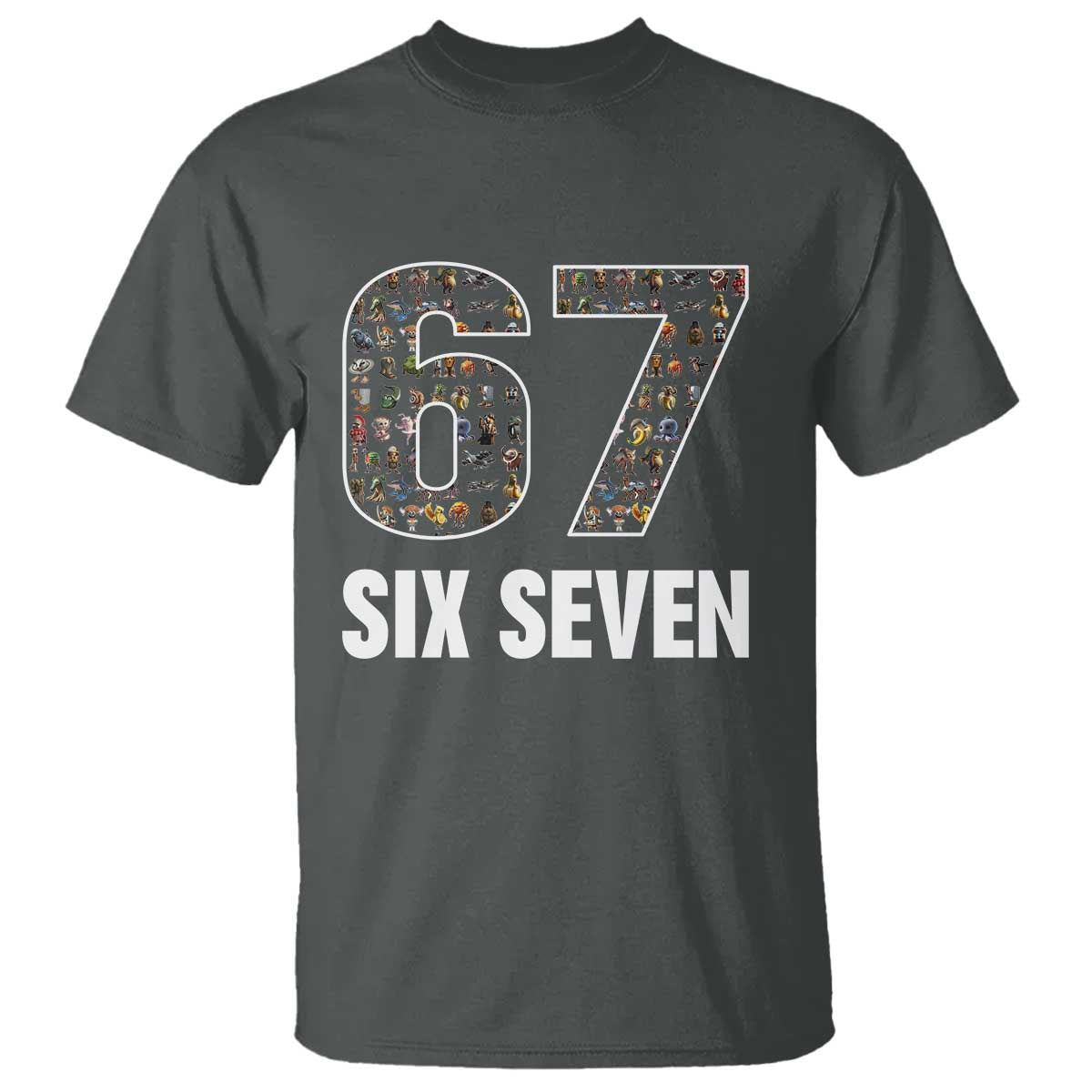 Funny 67 Six Seven Italian Brainrot Gen Alpha Meme T Shirt - Wonder Print Shop