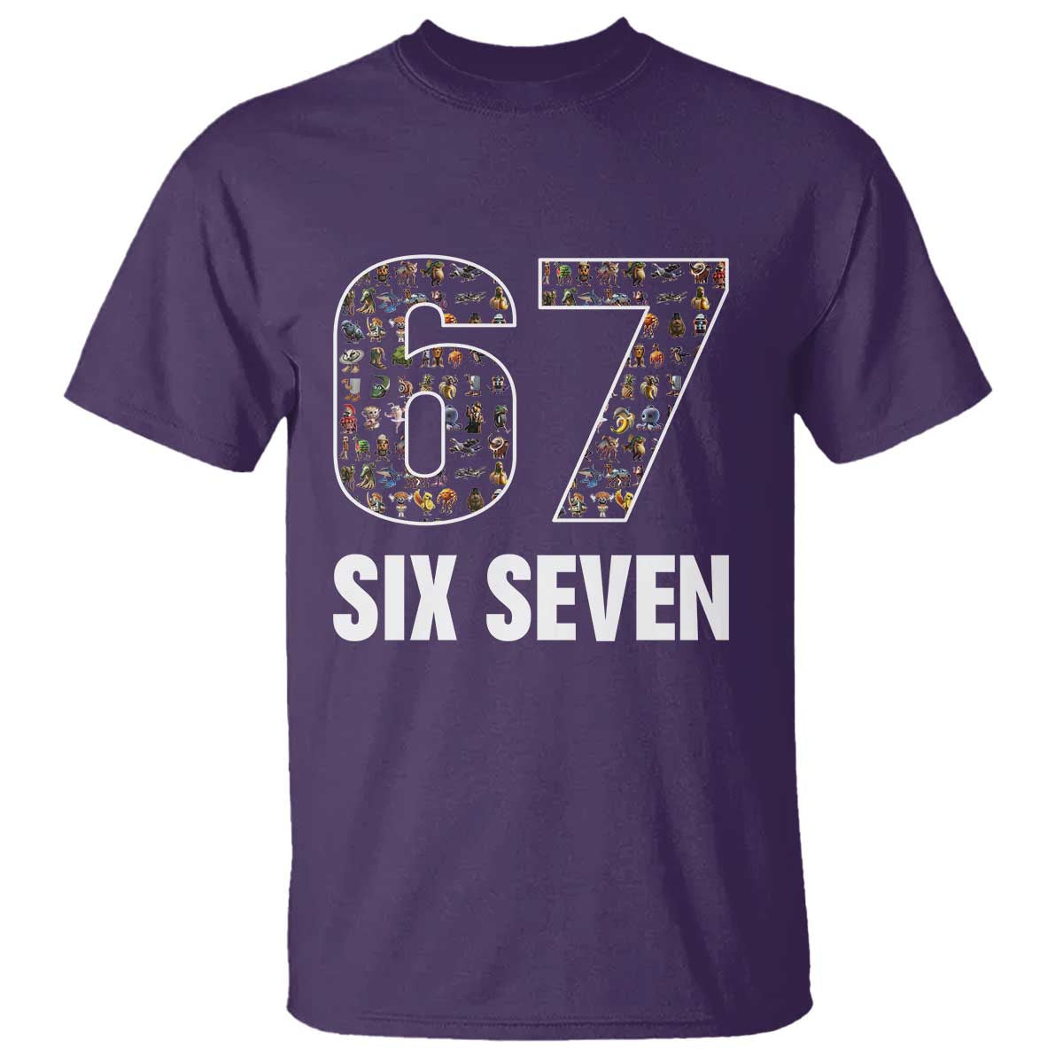 Funny 67 Six Seven Italian Brainrot Gen Alpha Meme T Shirt - Wonder Print Shop
