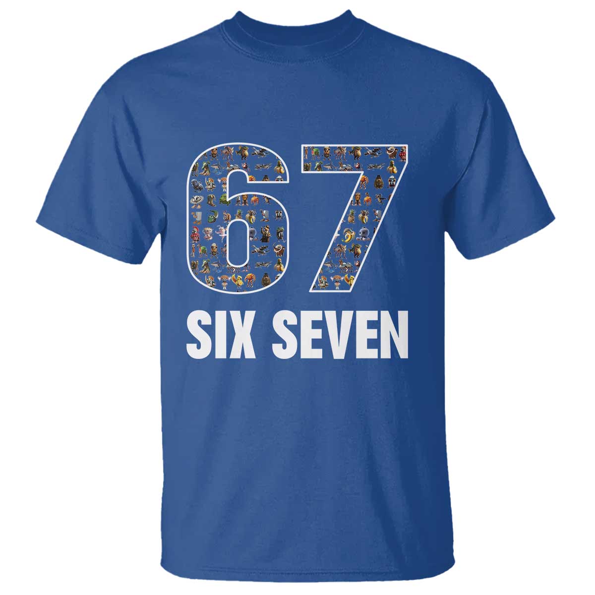 Funny 67 Six Seven Italian Brainrot Gen Alpha Meme T Shirt - Wonder Print Shop