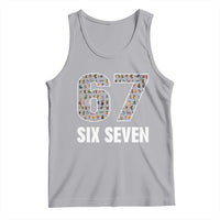Funny 67 Six Seven Italian Brainrot Gen Alpha Meme Tank Top - Wonder Print Shop