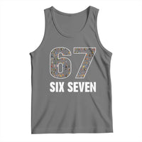 Funny 67 Six Seven Italian Brainrot Gen Alpha Meme Tank Top - Wonder Print Shop