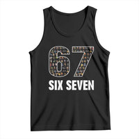 Funny 67 Six Seven Italian Brainrot Gen Alpha Meme Tank Top - Wonder Print Shop