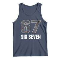 Funny 67 Six Seven Italian Brainrot Gen Alpha Meme Tank Top - Wonder Print Shop