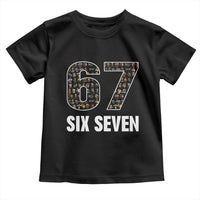 Funny 67 Six Seven Italian Brainrot Gen Alpha Meme Toddler T Shirt - Wonder Print Shop
