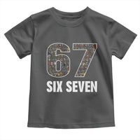Funny 67 Six Seven Italian Brainrot Gen Alpha Meme Toddler T Shirt - Wonder Print Shop