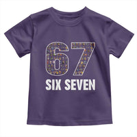 Funny 67 Six Seven Italian Brainrot Gen Alpha Meme Toddler T Shirt - Wonder Print Shop