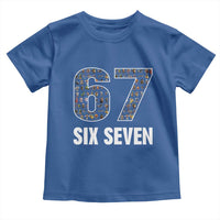 Funny 67 Six Seven Italian Brainrot Gen Alpha Meme Toddler T Shirt - Wonder Print Shop