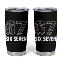 Funny 67 Six Seven Italian Brainrot Gen Alpha Meme Tumbler Cup - Wonder Print Shop