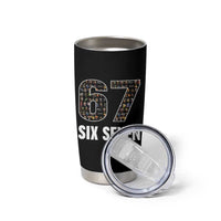 Funny 67 Six Seven Italian Brainrot Gen Alpha Meme Tumbler Cup - Wonder Print Shop
