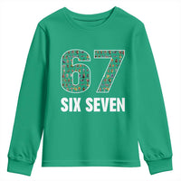 Funny 67 Six Seven Italian Brainrot Gen Alpha Meme Youth Sweatshirt - Wonder Print Shop