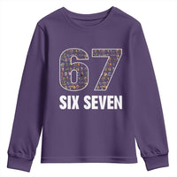 Funny 67 Six Seven Italian Brainrot Gen Alpha Meme Youth Sweatshirt - Wonder Print Shop