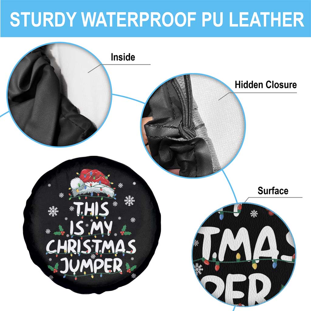Funny British Christmas Spare Tire Cover This Is My Christmas Jumper - Wonder Print Shop