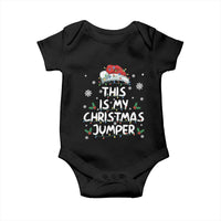 Funny British Christmas Baby Onesie This Is My Christmas Jumper - Wonder Print Shop