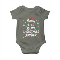 Funny British Christmas Baby Onesie This Is My Christmas Jumper - Wonder Print Shop