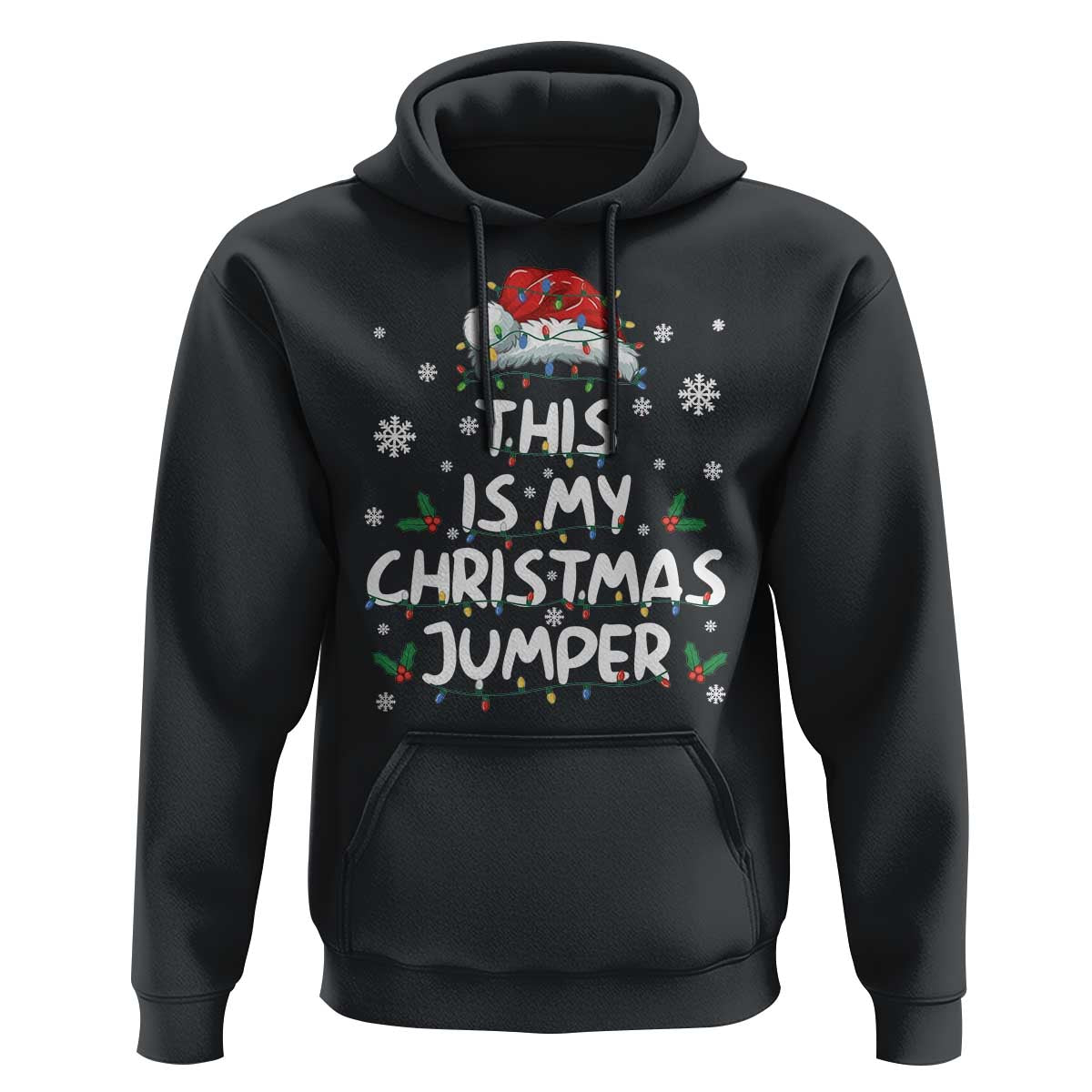 Funny British Christmas Hoodie This Is My Christmas Jumper - Wonder Print Shop