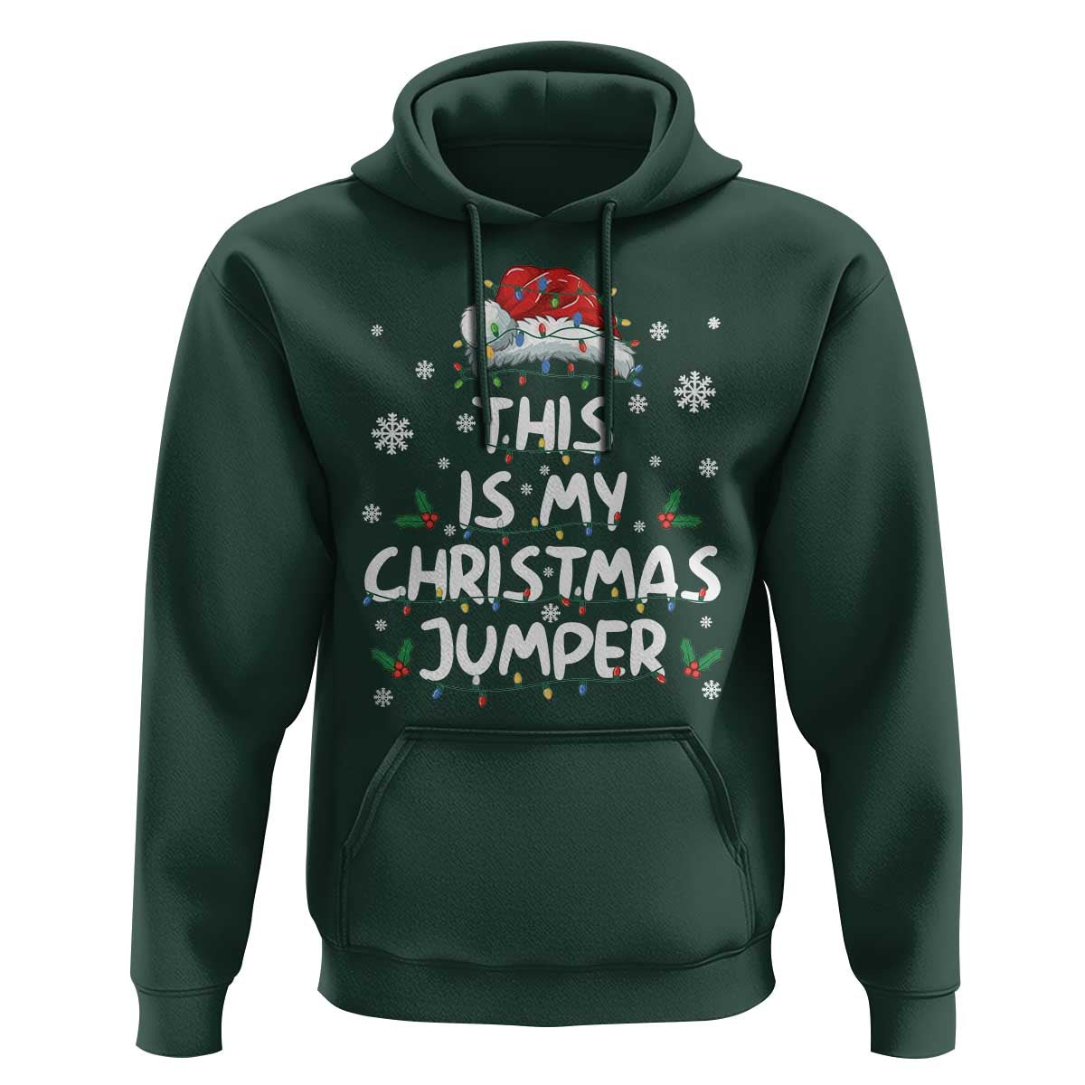 Funny British Christmas Hoodie This Is My Christmas Jumper - Wonder Print Shop