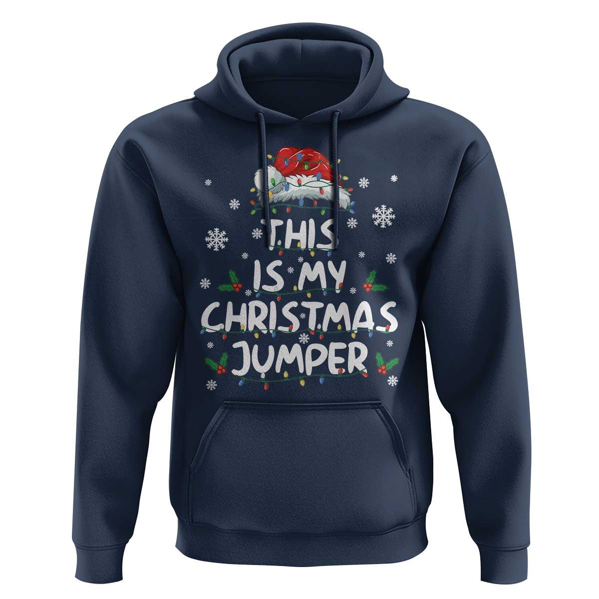 Funny British Christmas Hoodie This Is My Christmas Jumper - Wonder Print Shop