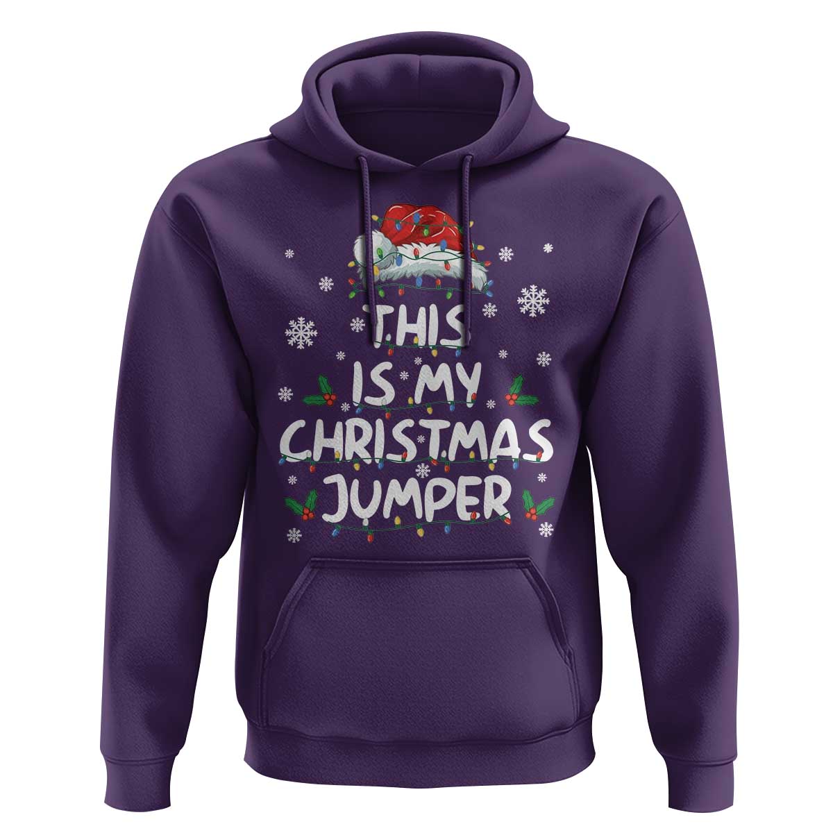 Funny British Christmas Hoodie This Is My Christmas Jumper - Wonder Print Shop