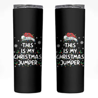 Funny British Christmas Skinny Tumbler This Is My Christmas Jumper - Wonder Print Shop