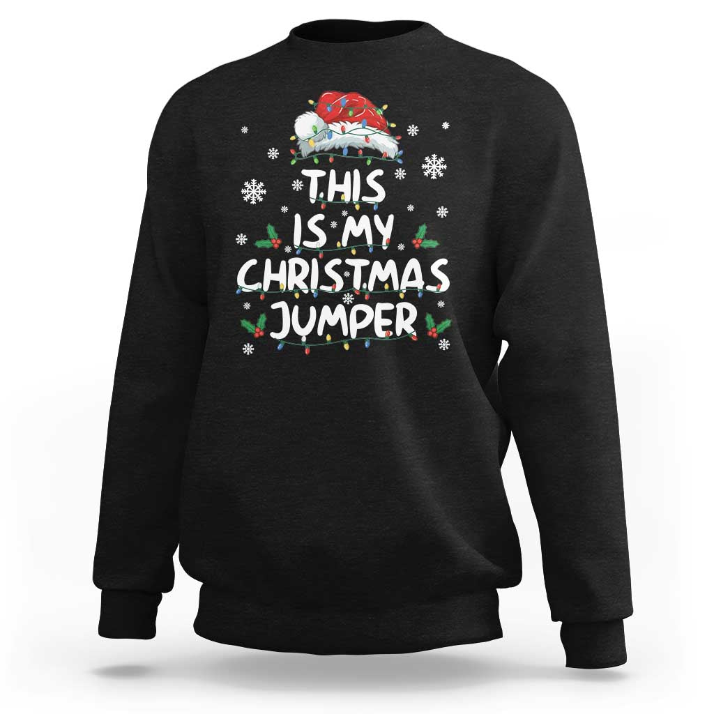 Funny British Christmas Sweatshirt This Is My Christmas Jumper - Wonder Print Shop