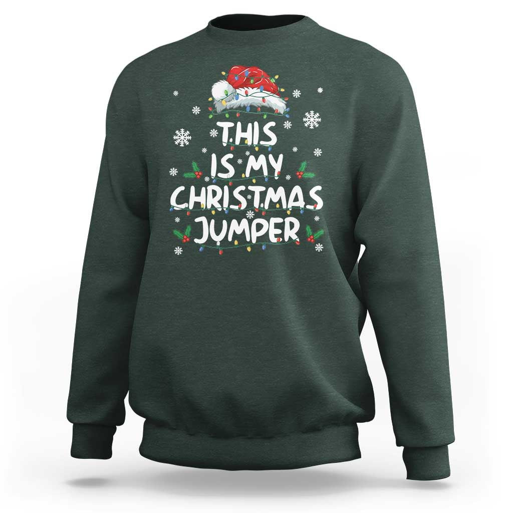 Funny British Christmas Sweatshirt This Is My Christmas Jumper - Wonder Print Shop