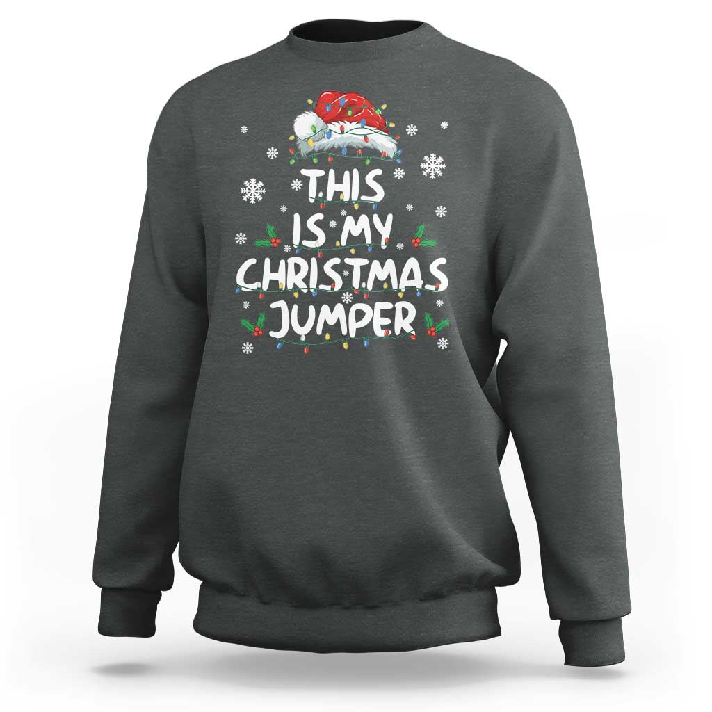 Funny British Christmas Sweatshirt This Is My Christmas Jumper - Wonder Print Shop