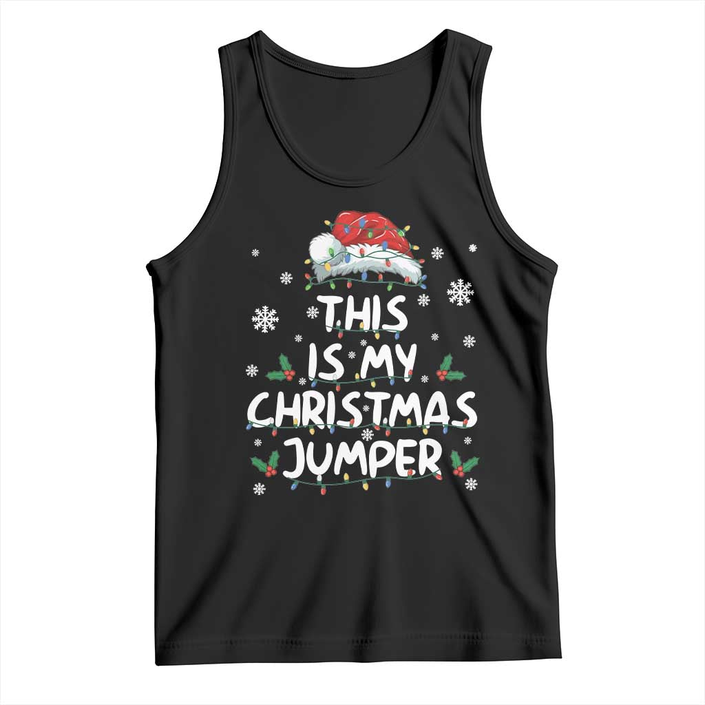 Funny British Christmas Tank Top This Is My Christmas Jumper - Wonder Print Shop