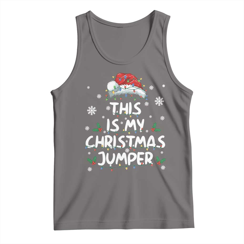 Funny British Christmas Tank Top This Is My Christmas Jumper - Wonder Print Shop