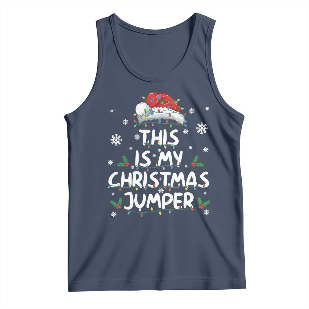 Funny British Christmas Tank Top This Is My Christmas Jumper - Wonder Print Shop