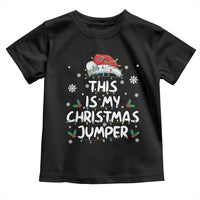 Funny British Christmas Toddler T Shirt This Is My Christmas Jumper - Wonder Print Shop
