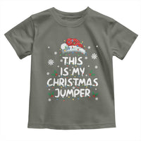 Funny British Christmas Toddler T Shirt This Is My Christmas Jumper - Wonder Print Shop