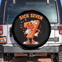 Funny Sick Seven 67 Meme Spare Tire Cover Six Seven Wordplay - Wonder Print Shop