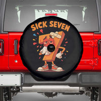 Funny Sick Seven 67 Meme Spare Tire Cover Six Seven Wordplay - Wonder Print Shop