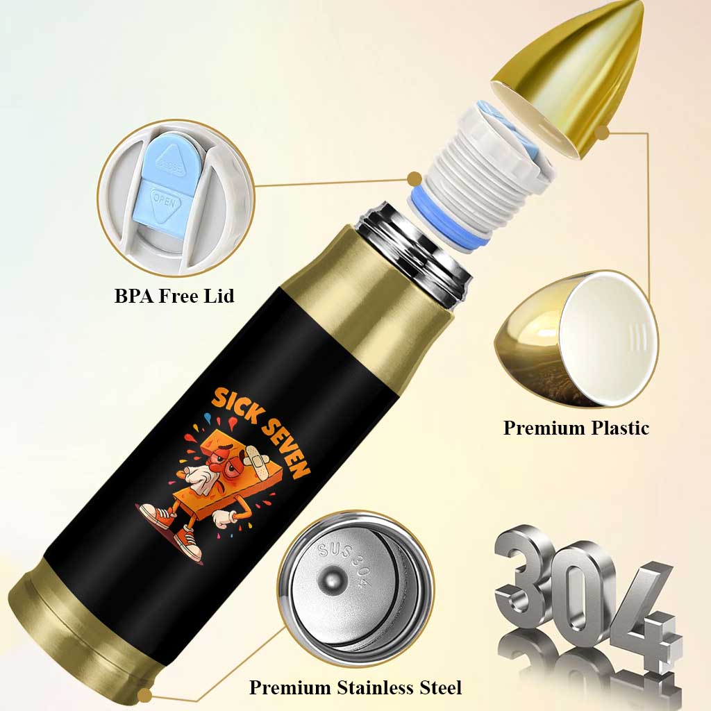 Funny Sick Seven 67 Meme Bullet Tumbler Six Seven Wordplay - Wonder Print Shop