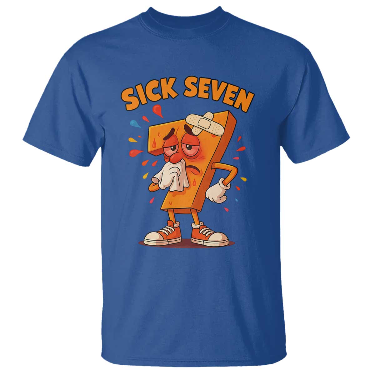 Funny Sick Seven 67 Meme T Shirt Six Seven Wordplay - Wonder Print Shop