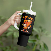 Funny Sick Seven 67 Meme Tumbler With Handle Six Seven Wordplay - Wonder Print Shop