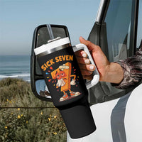 Funny Sick Seven 67 Meme Tumbler With Handle Six Seven Wordplay - Wonder Print Shop