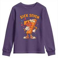 Funny Sick Seven 67 Meme Youth Sweatshirt Six Seven Wordplay - Wonder Print Shop