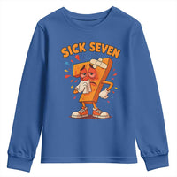 Funny Sick Seven 67 Meme Youth Sweatshirt Six Seven Wordplay - Wonder Print Shop
