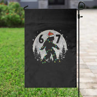 Funny Bigfoot 67 Christmas Night Stroll Moon Sasquatch Garden Flag - Wonder Print Shop