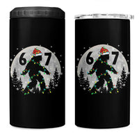 Funny Bigfoot 67 Christmas Night Stroll Moon Sasquatch 4 in 1 Can Cooler Tumbler - Wonder Print Shop