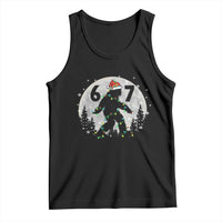 Funny Bigfoot 67 Christmas Night Stroll Moon Sasquatch Tank Top - Wonder Print Shop