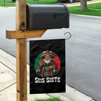 Funny Mexican Christmas 67 Garden Flag Seis Siete Santa In Mexico - Wonder Print Shop