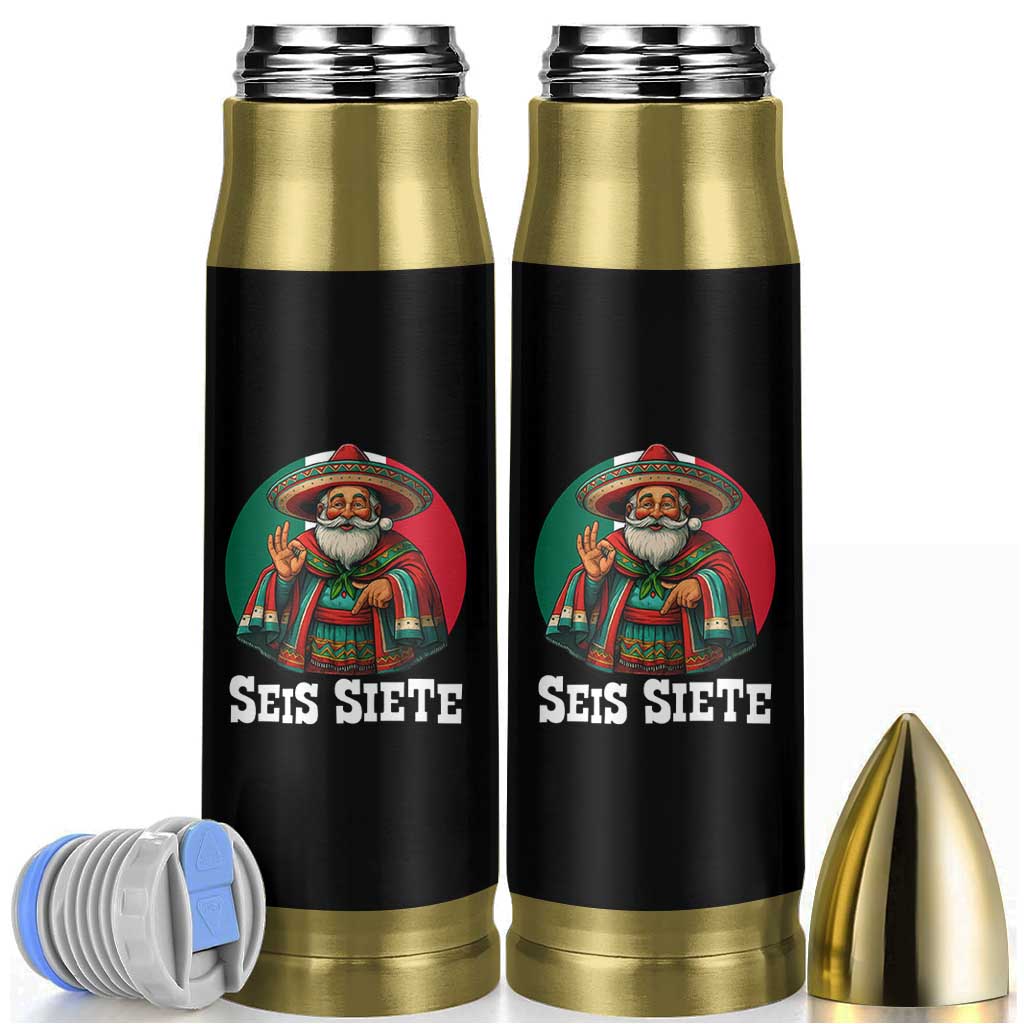 Funny Mexican Christmas 67 Bullet Tumbler Seis Siete Santa In Mexico - Wonder Print Shop